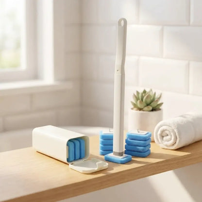 Disposable toilet brush kit - home improvement