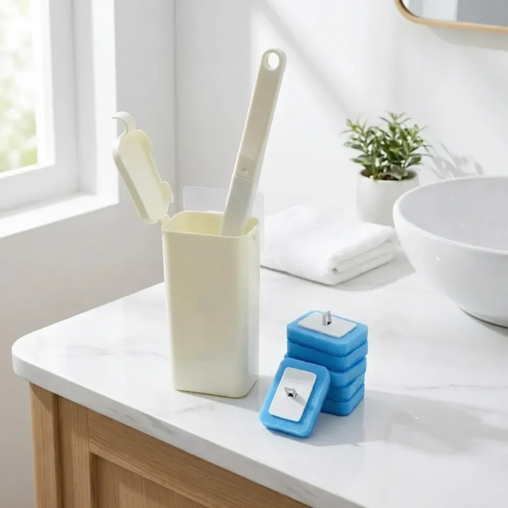 Disposable toilet brush kit - home improvement