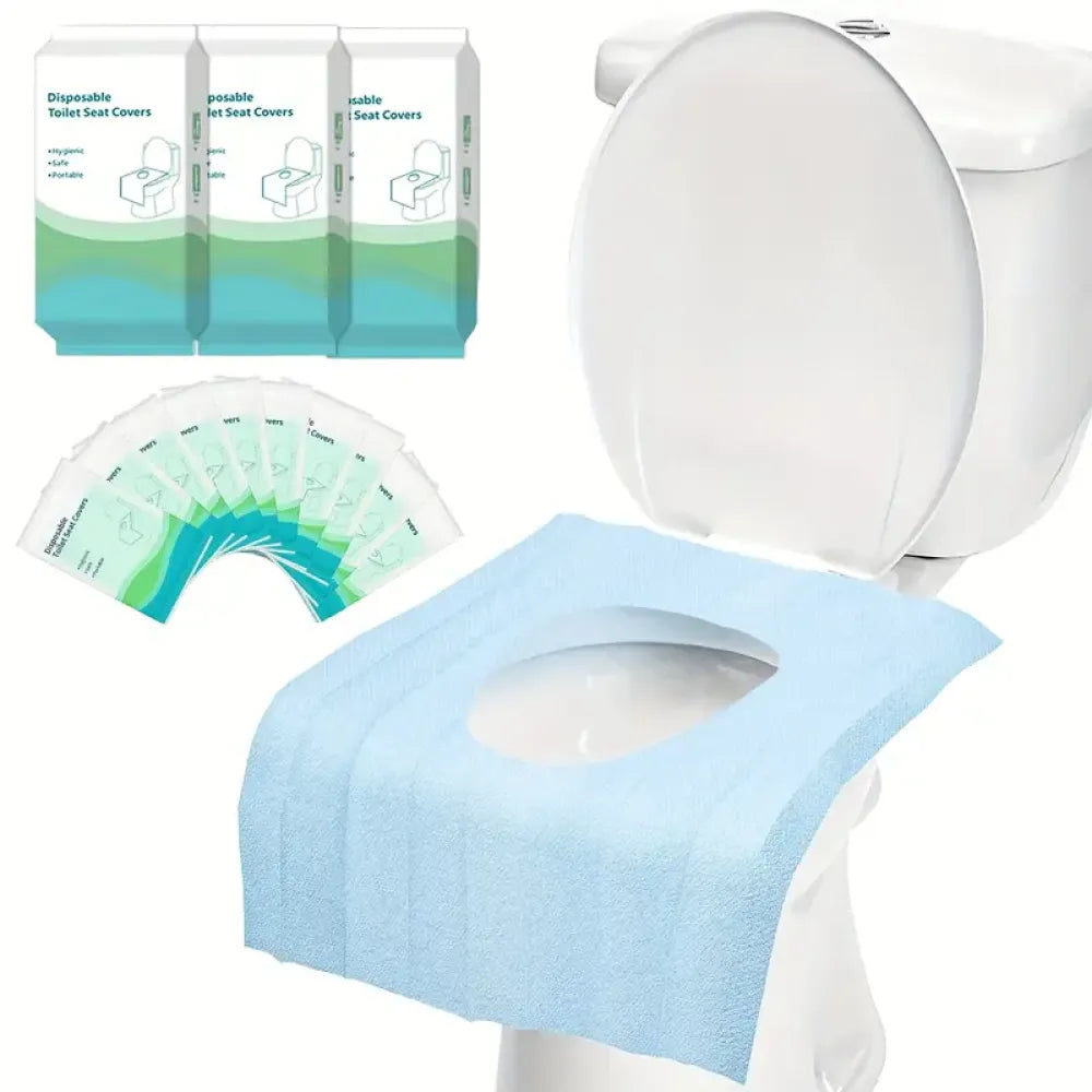 Disposable toilet seat covers