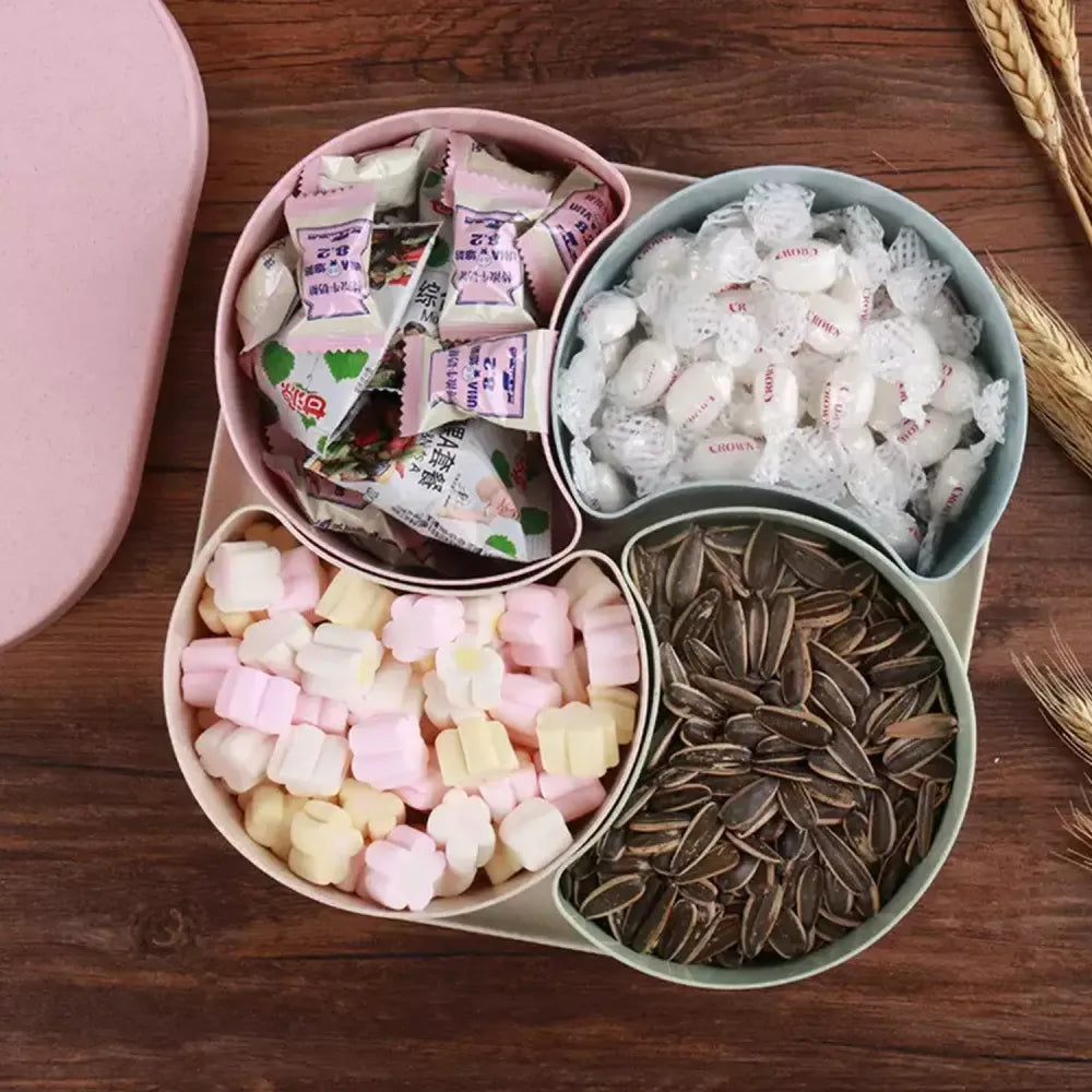 Divided serving candy box