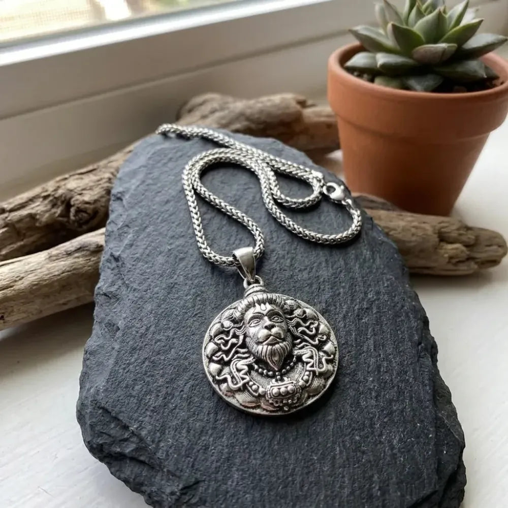 Divine hanuman locket necklace - bracelets