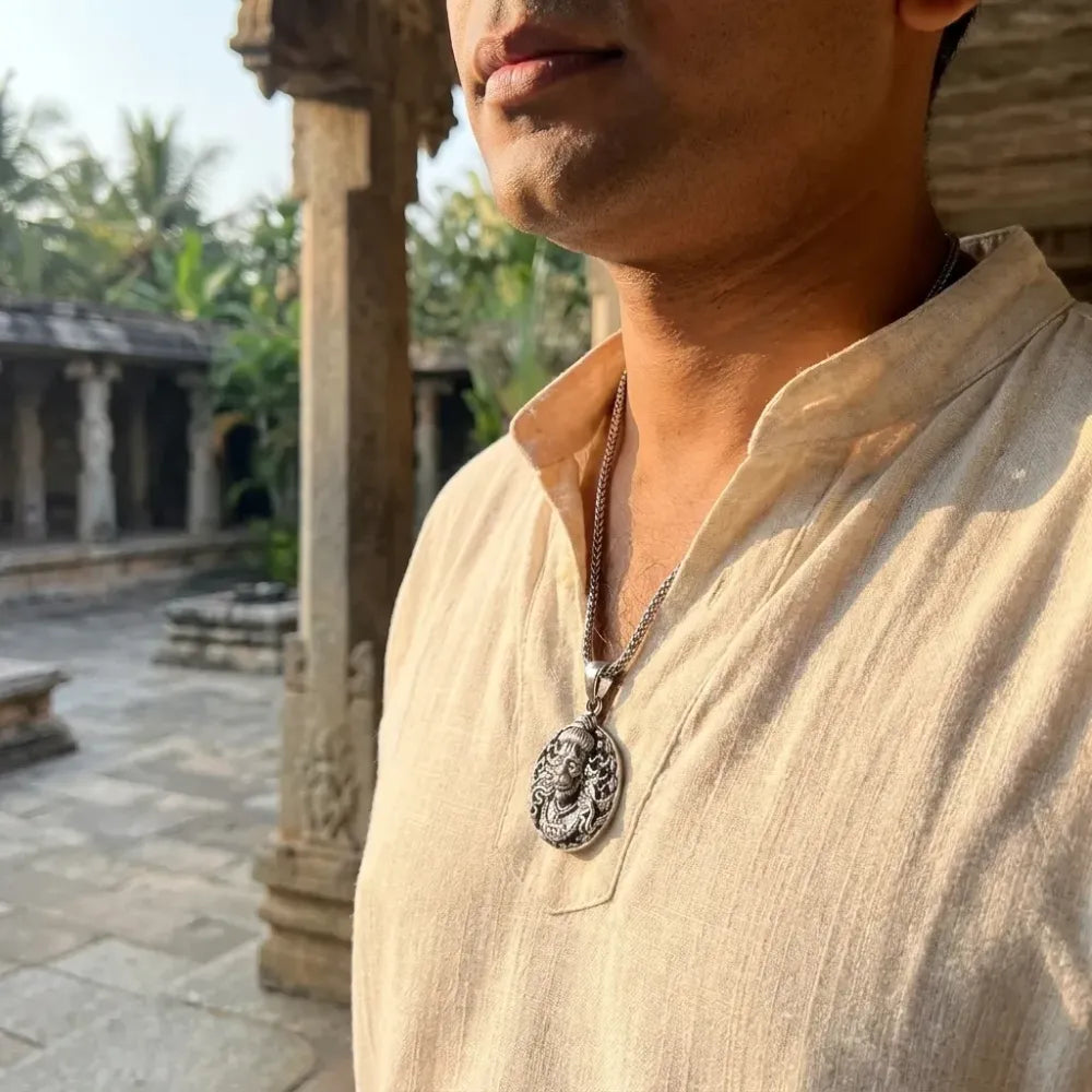 Divine hanuman locket necklace - bracelets