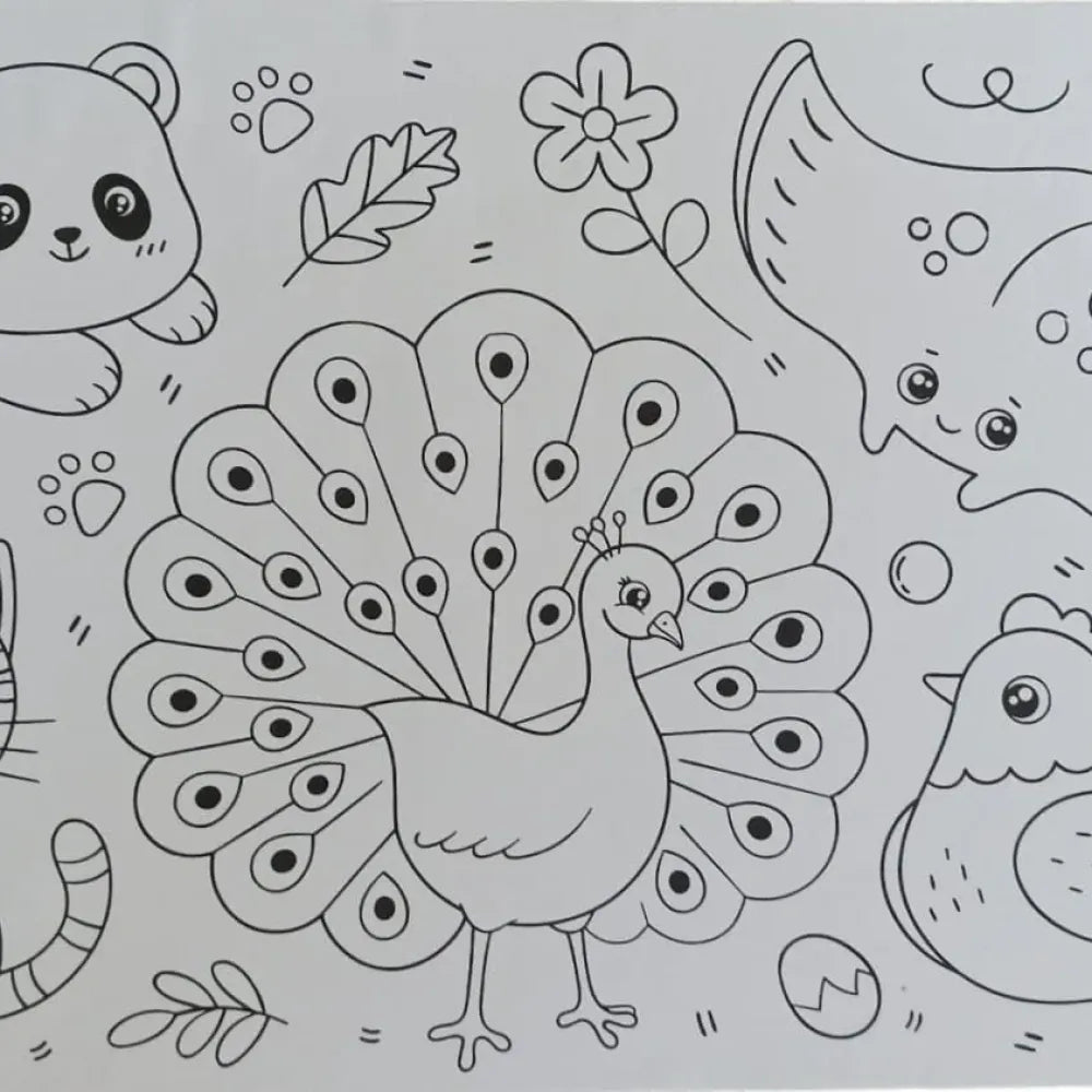 Diy drawing paper roll