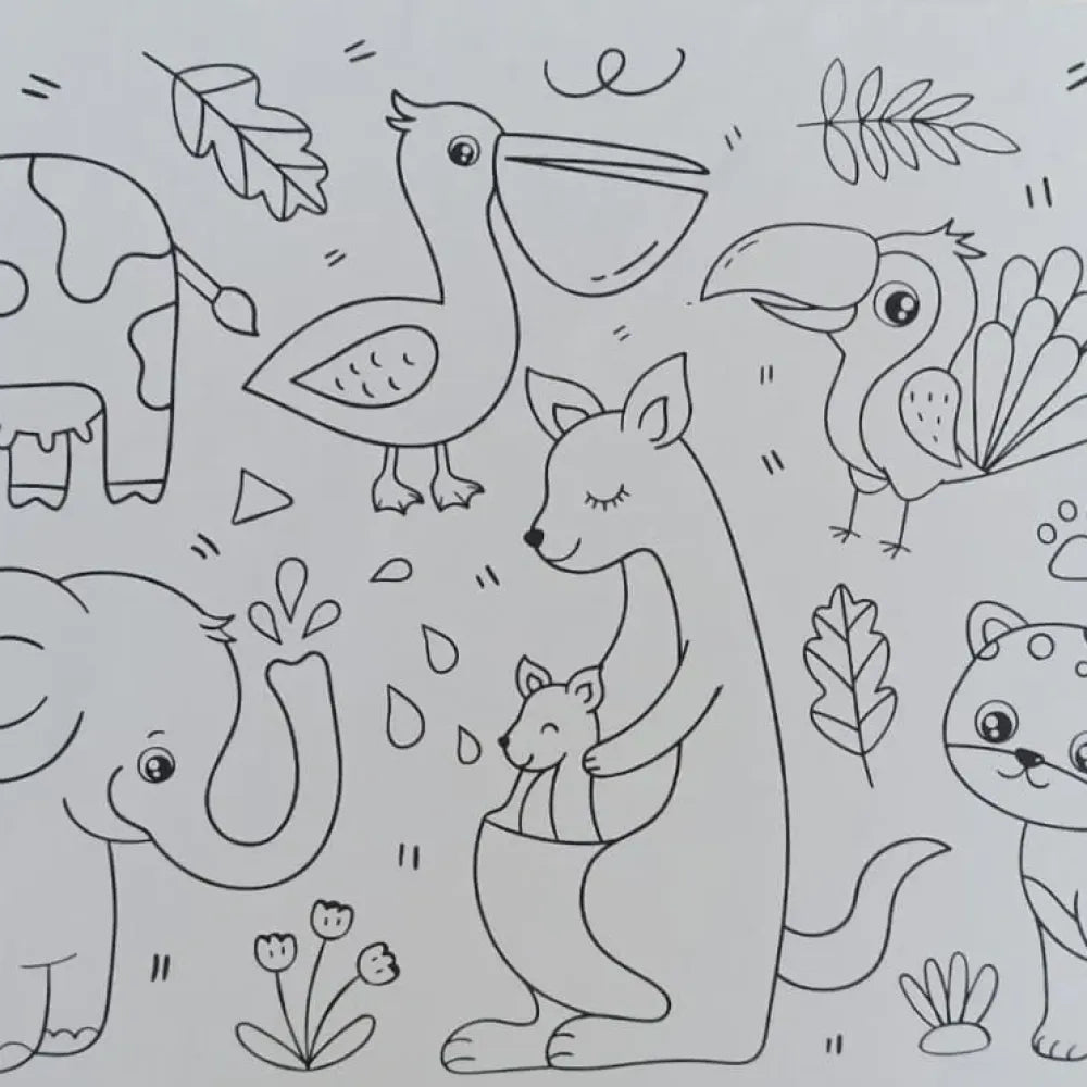 Diy drawing paper roll