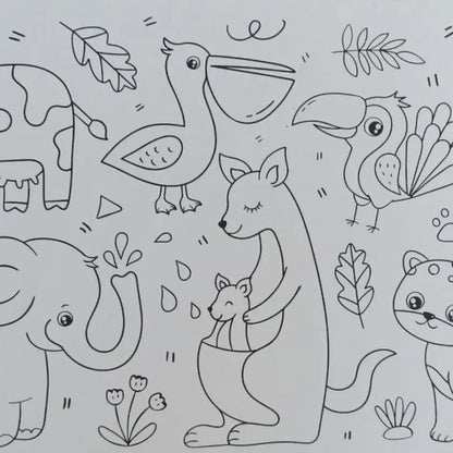 Diy drawing paper roll