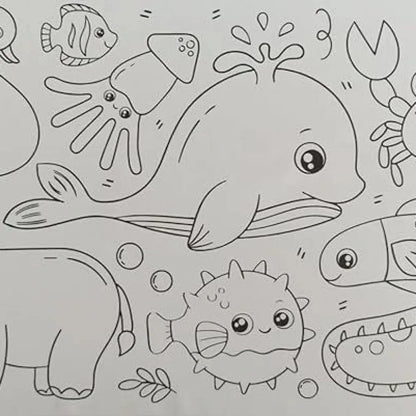 Diy drawing paper roll