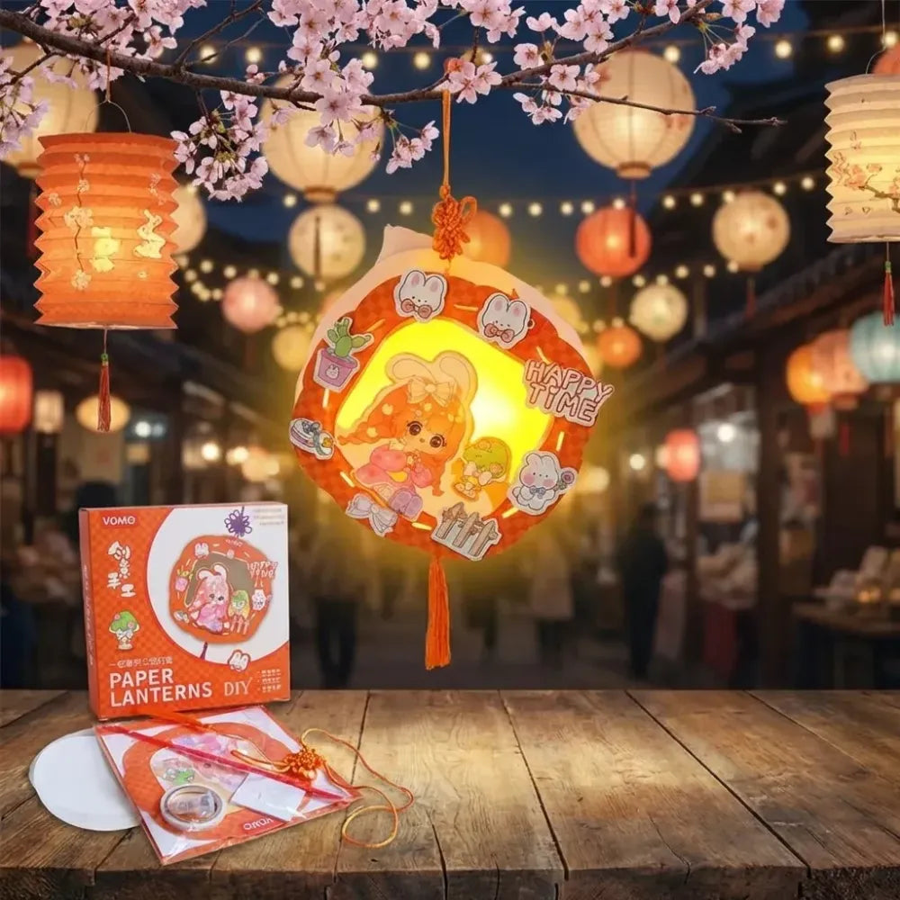 Diy glowing paper lanterns - office