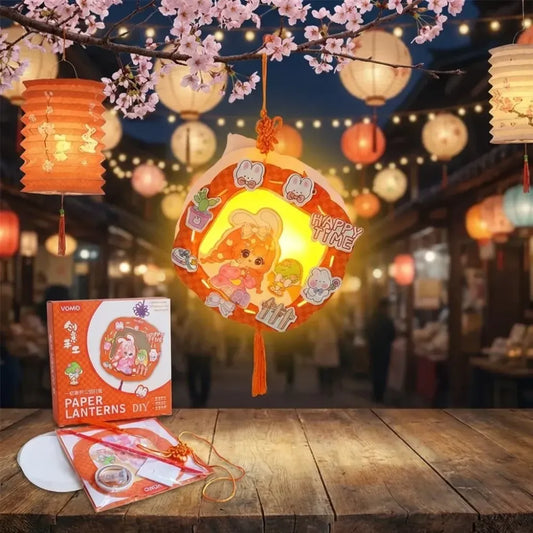 Diy glowing paper lanterns - office