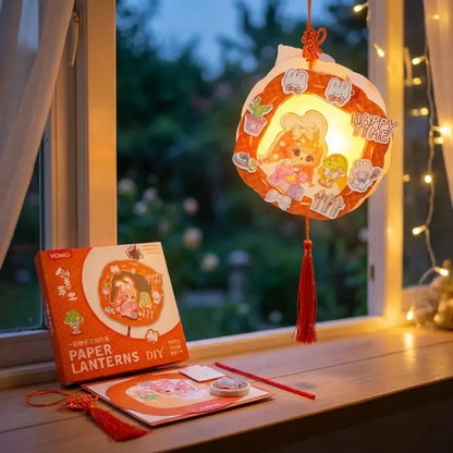 Diy glowing paper lanterns - office