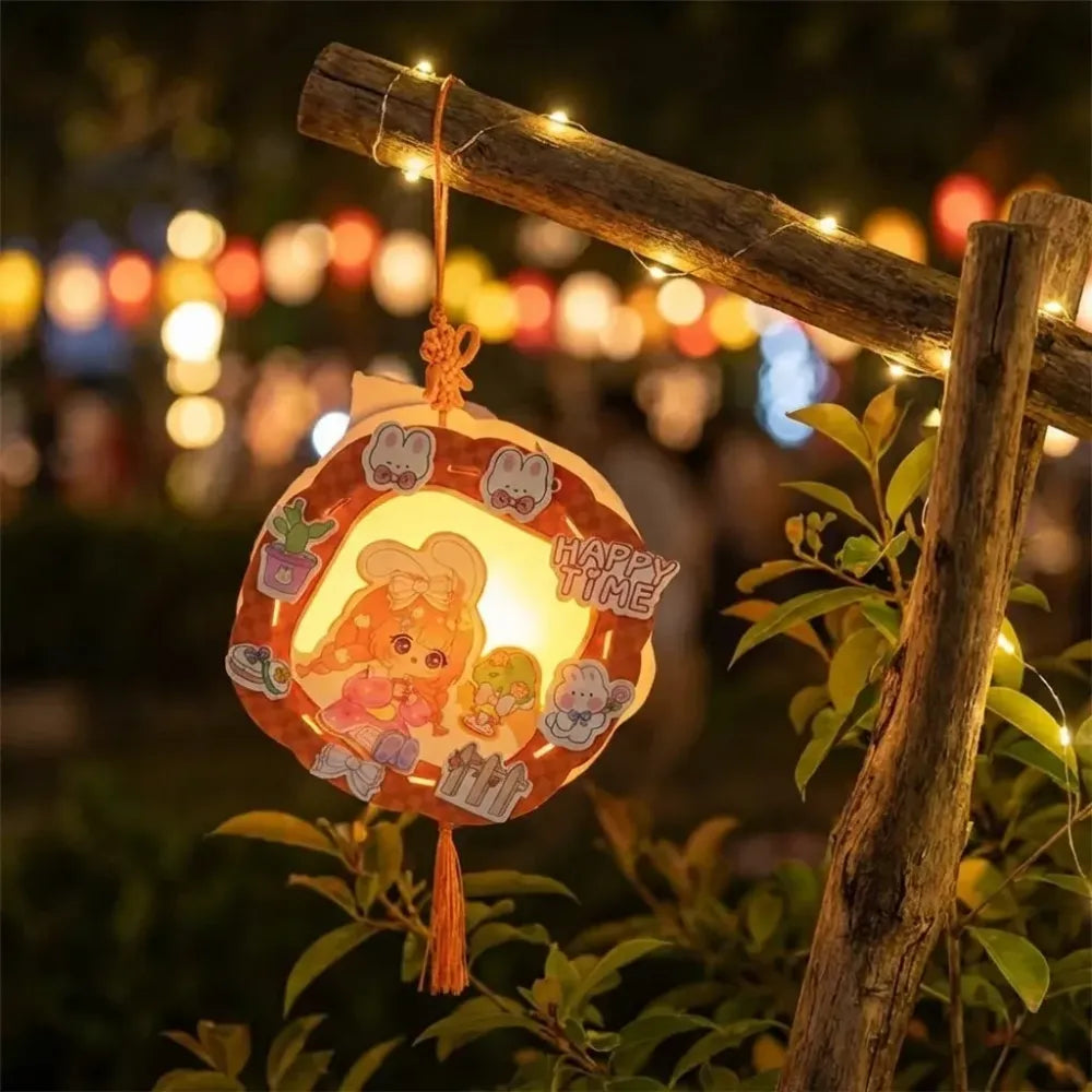 Diy glowing paper lanterns - office