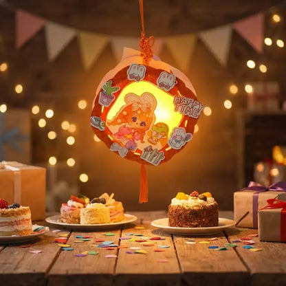 Diy glowing paper lanterns - office