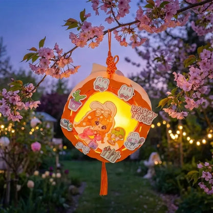 Diy glowing paper lanterns - office