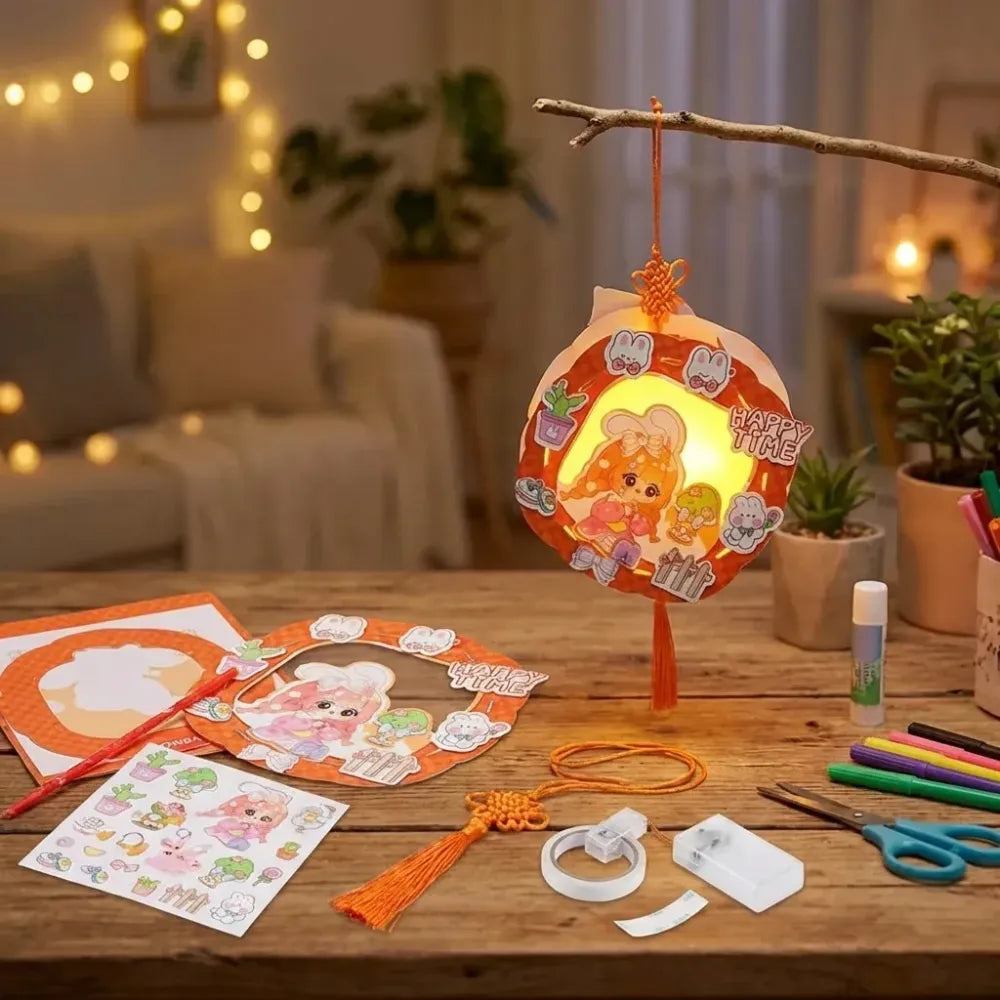 Diy glowing paper lanterns - office