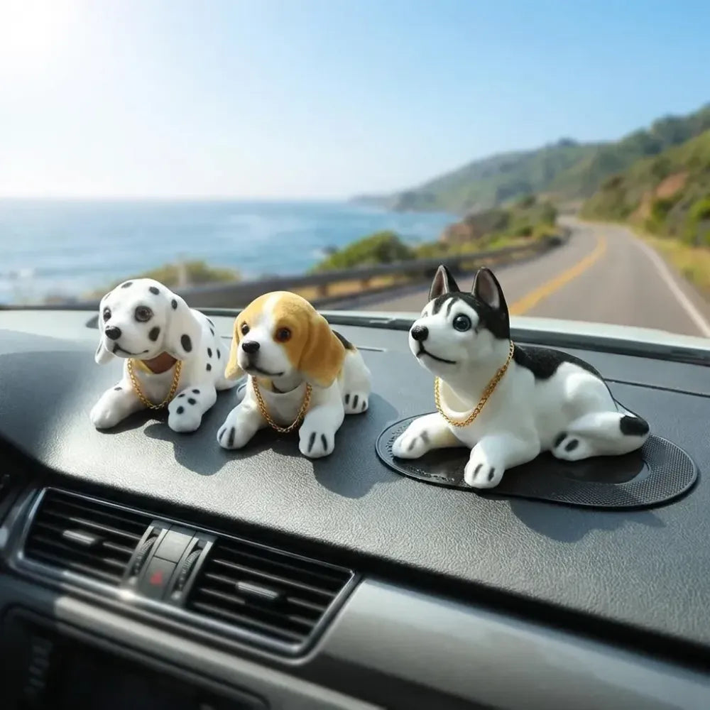 Dog bobblehead car decor - car and bike accessories
