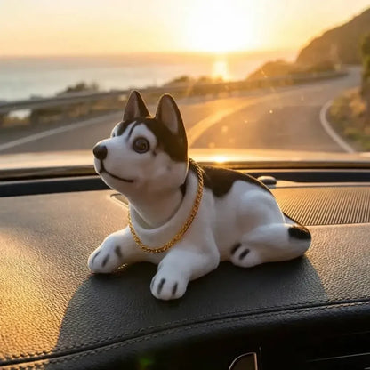 Dog bobblehead car decor - car and bike accessories
