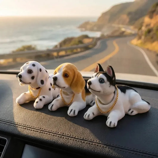 Dog bobblehead car decor - car and bike accessories