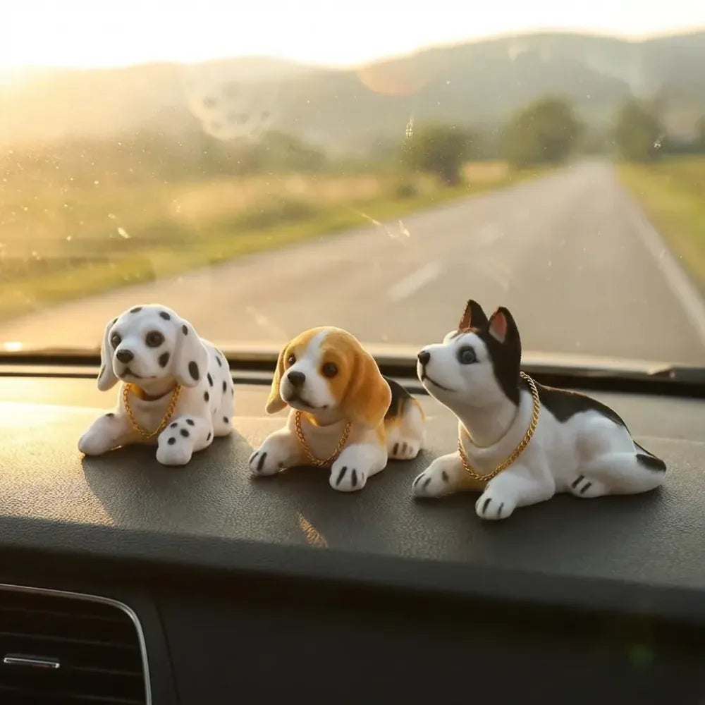 Dog bobblehead car decor - car and bike accessories