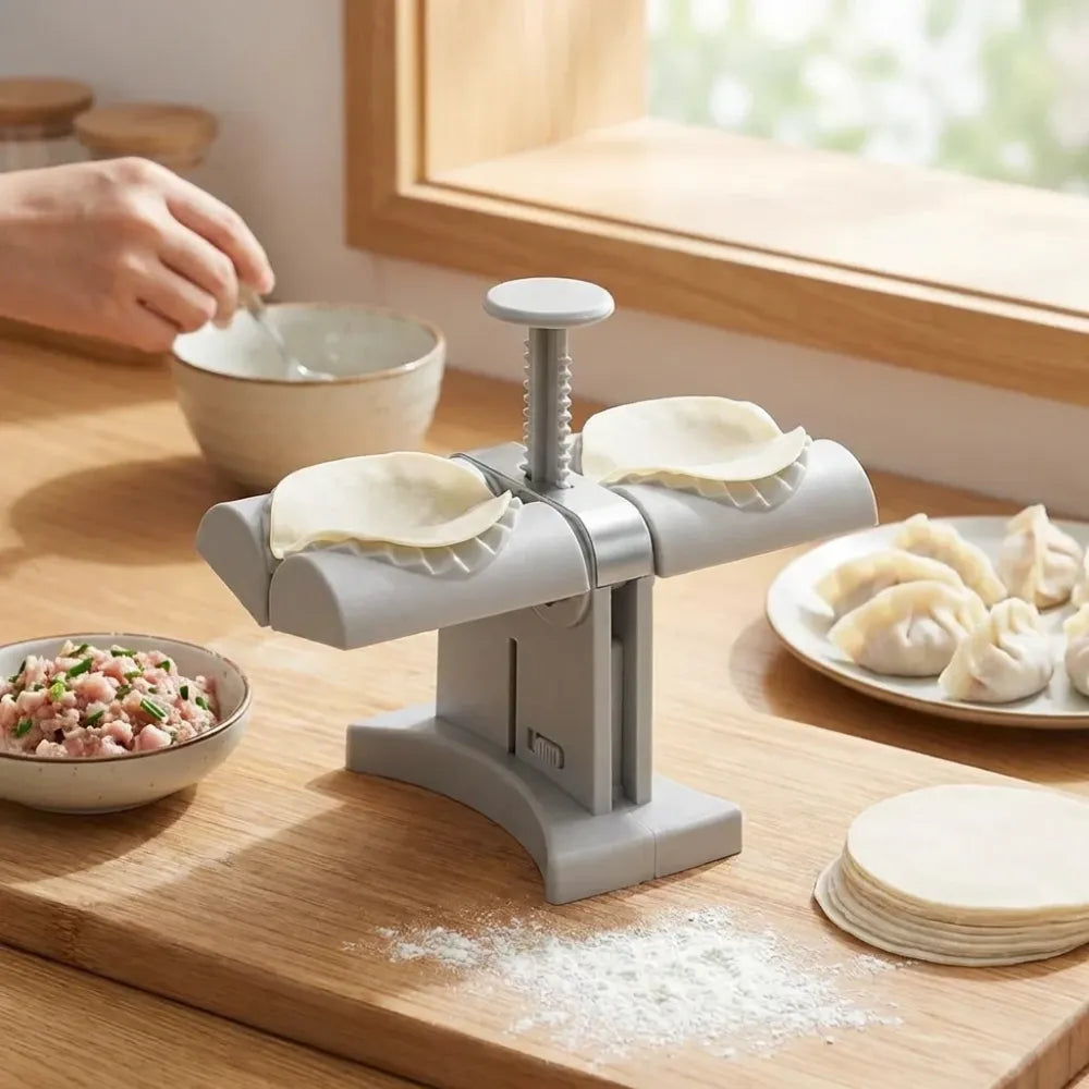 Double dumpling maker mold - home & kitchen