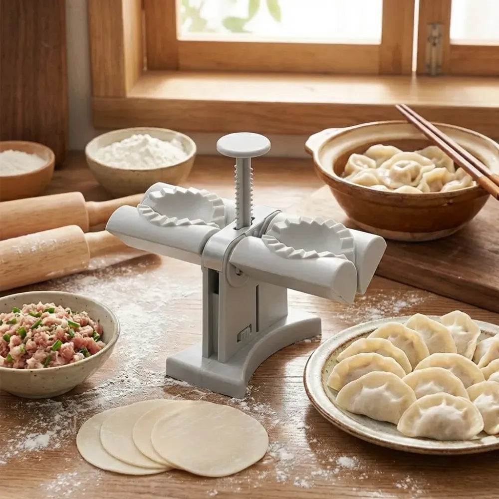 Double dumpling maker mold - home & kitchen