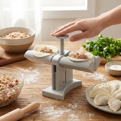 Double dumpling maker mold - home & kitchen