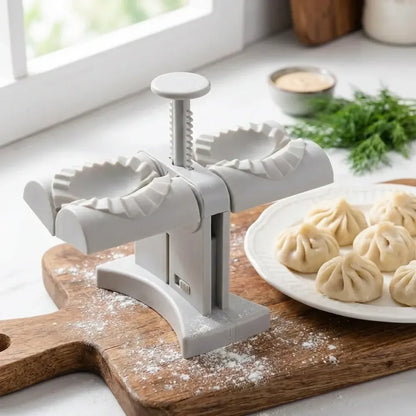 Double dumpling maker mold - home & kitchen