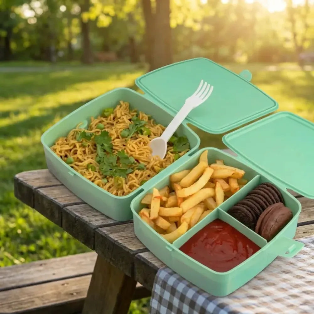 Double-layer lunch box - home & kitchen