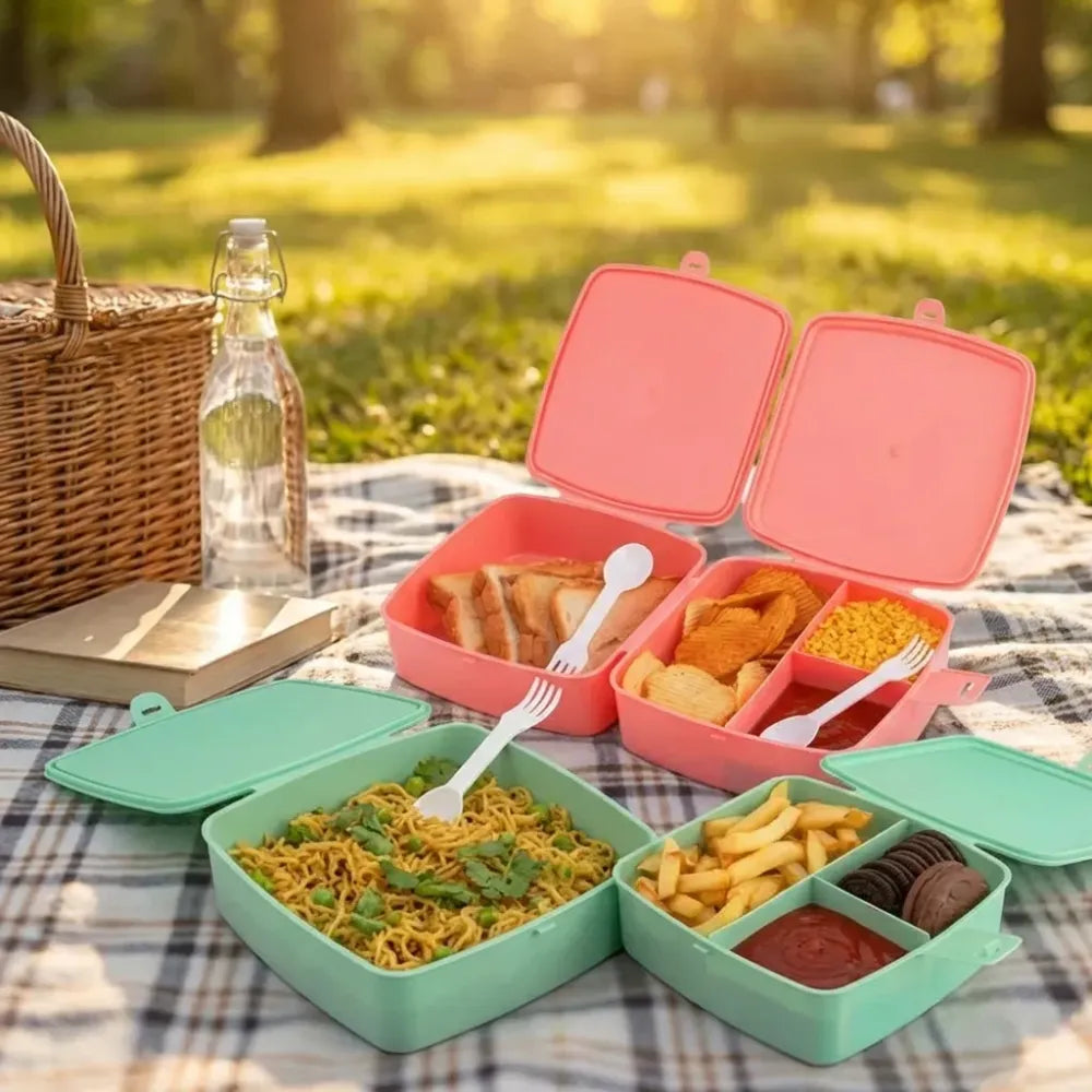 Double-layer lunch box - home & kitchen