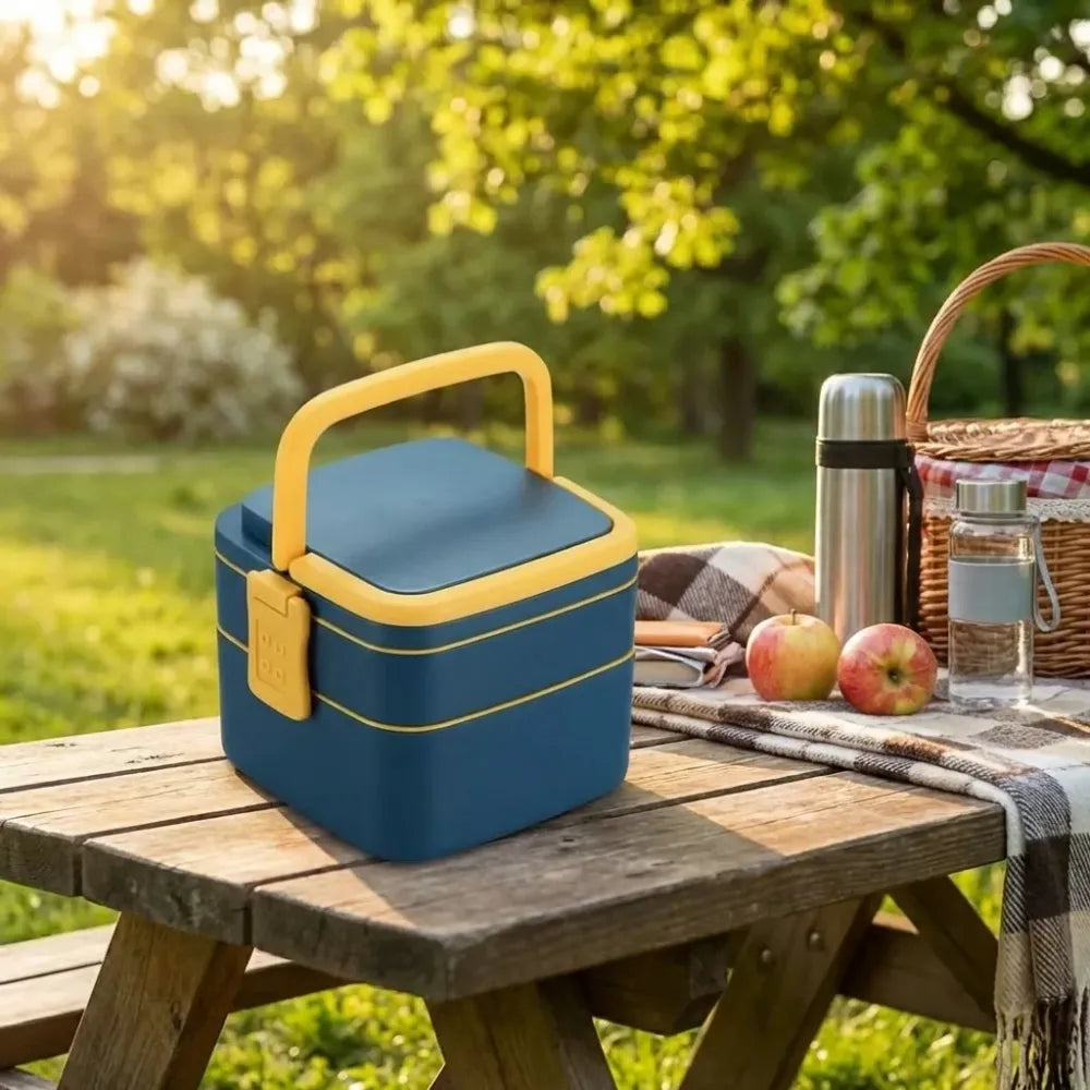 Double-layer portable lunch box - home & kitchen
