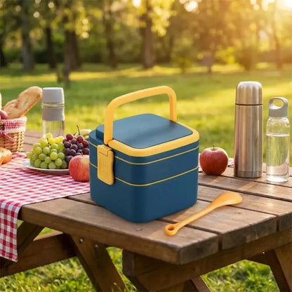 Double-layer portable lunch box - home & kitchen