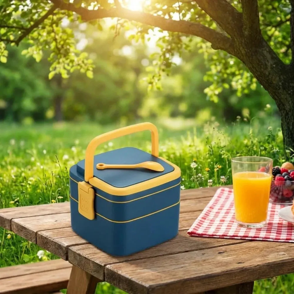 Double-layer portable lunch box - home & kitchen
