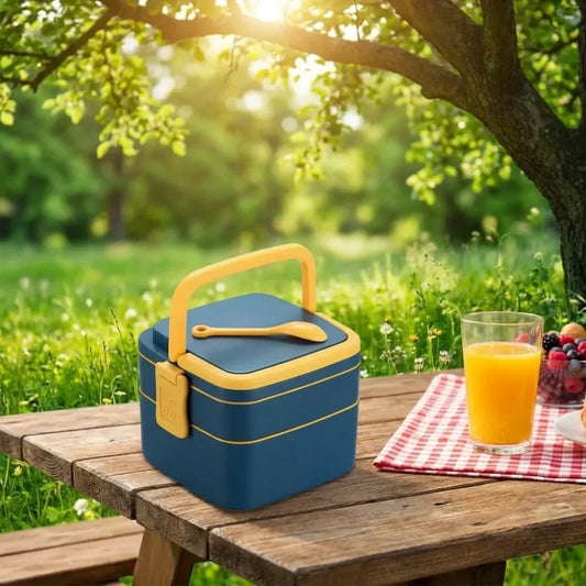 Double-layer portable lunch box - home & kitchen