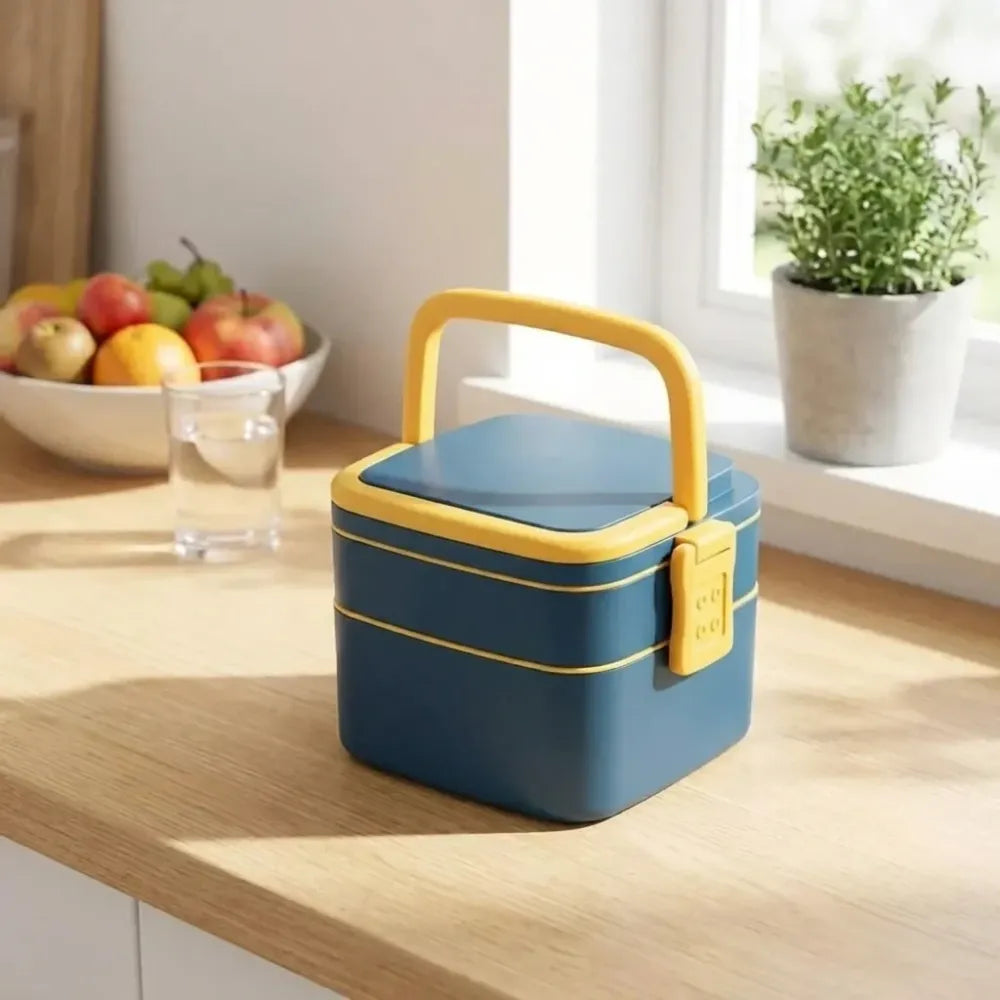 Double-layer portable lunch box - home & kitchen