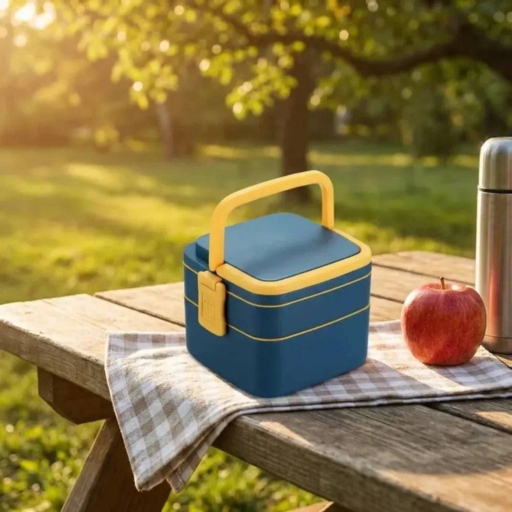 Double-layer portable lunch box - home & kitchen