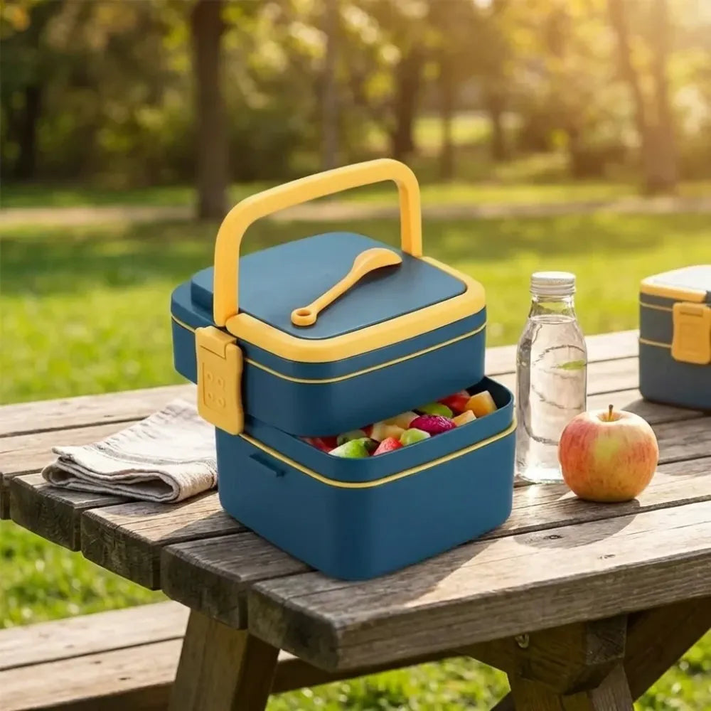 Double-layer portable lunch box - home & kitchen