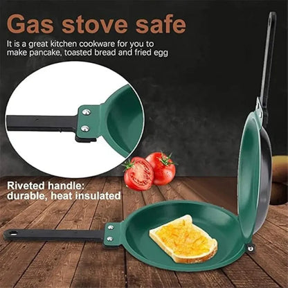 Double side nonstick frying pan