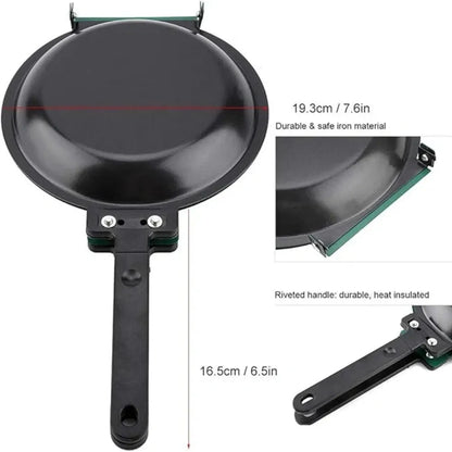Double side nonstick frying pan