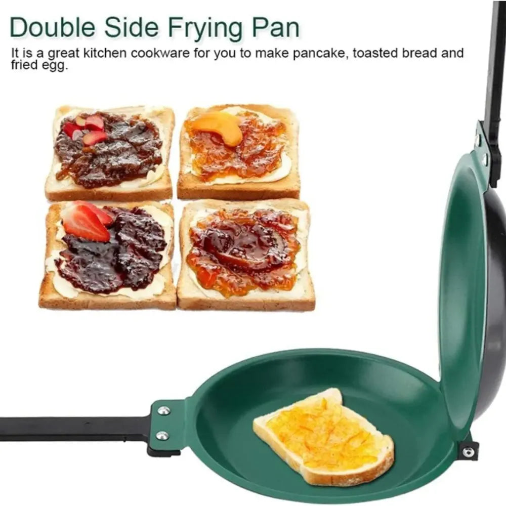 Double side nonstick frying pan