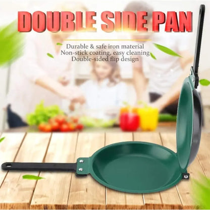 Double side nonstick frying pan