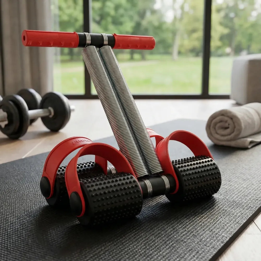 Double spring ab trimmer