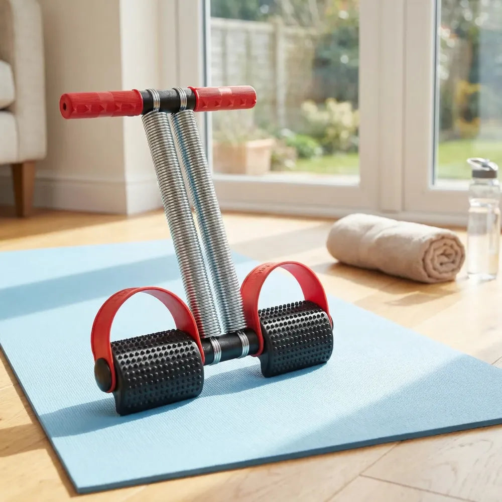 Double spring ab trimmer