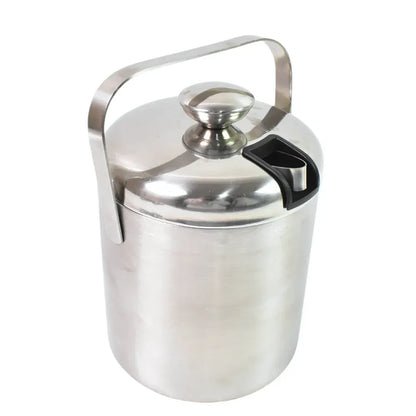 Double-walled stainless ice bucket - home & kitchen
