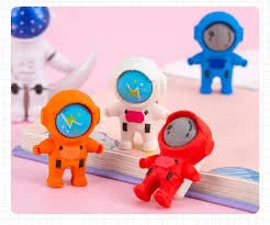Astronaut-Themed Eraser Set