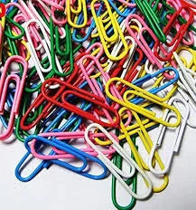 U-shape metal paper clips