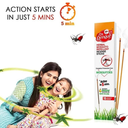 Dr. Dengue herbal mosquito repellent incense 15 sticks