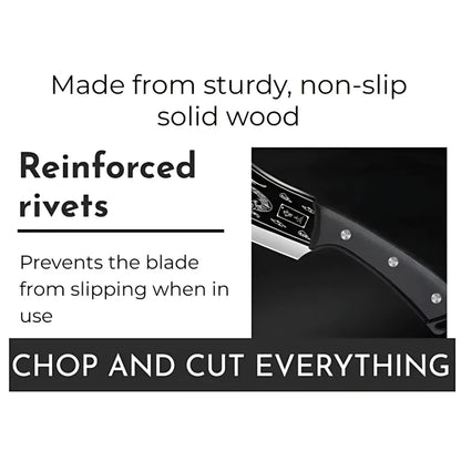 Dragon chopping knife stainless steel blade