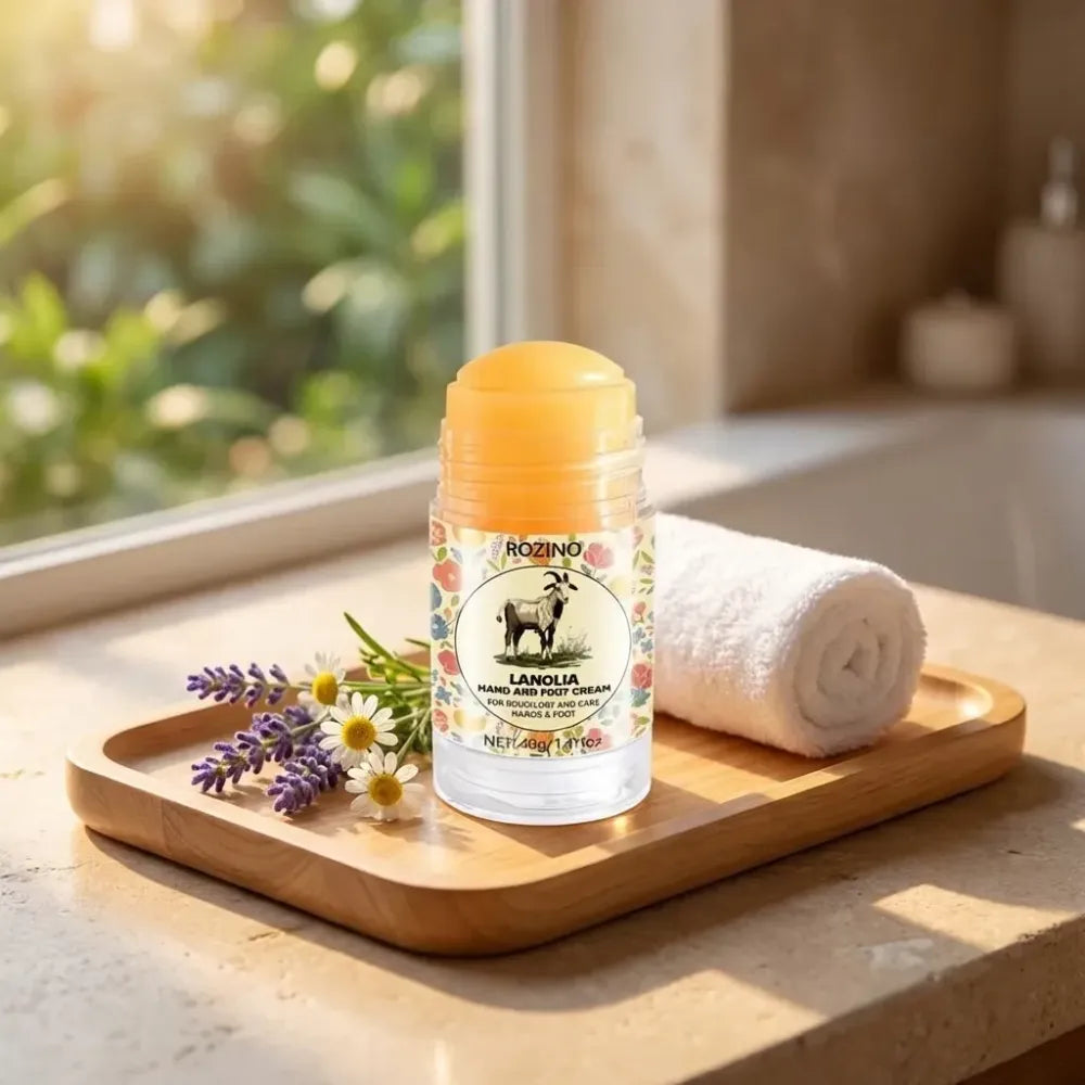 Dry skin soothing roll-on