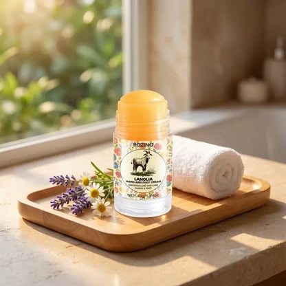 Dry skin soothing roll-on