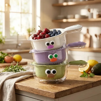 Dual-layer draining basket