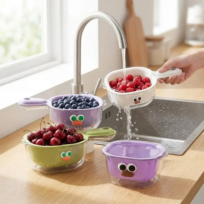Dual-layer draining basket