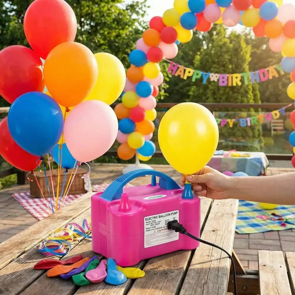 Dual nozzle balloon inflator - power & hand tools